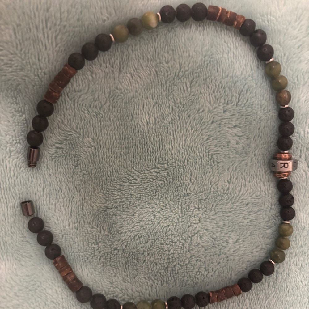 Handmade “Grant” Monogram necklace NWOT